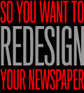 newspaper redesign